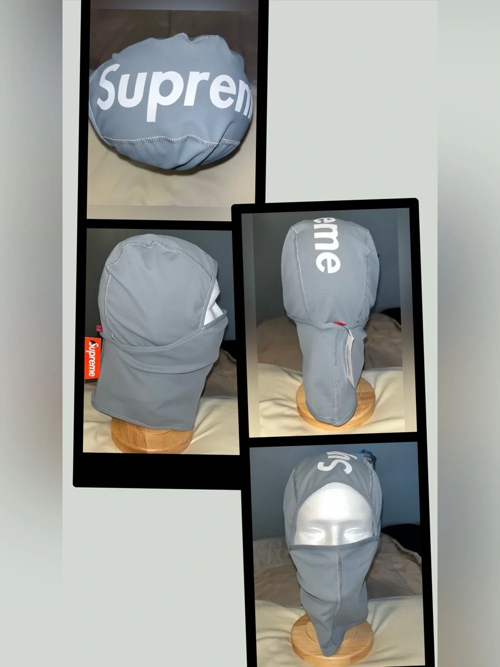 Supreme FW24 Grey Balaclava Ski Mask Shiesty Face Mask NWT